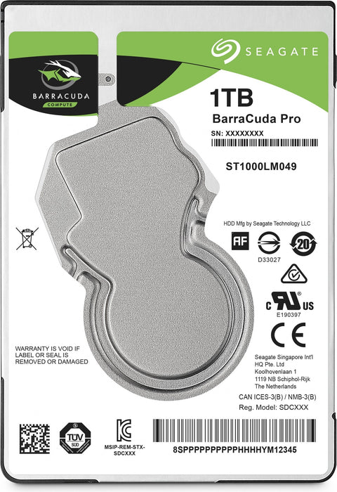 Seagate Barracuda 1TB HDD SATA 6.4cm