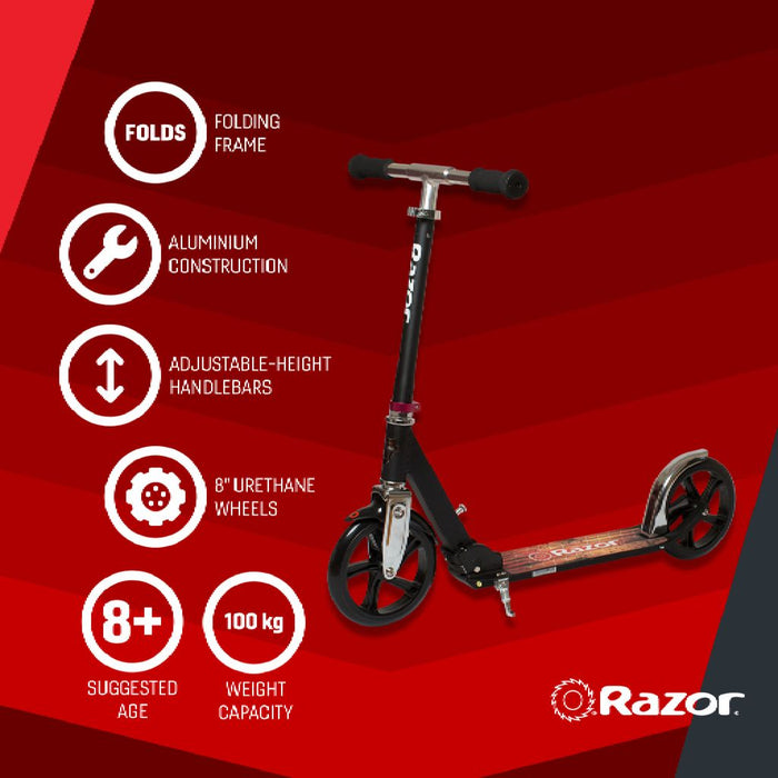 Razor A5 LUX universal classic scooter black (13073067)