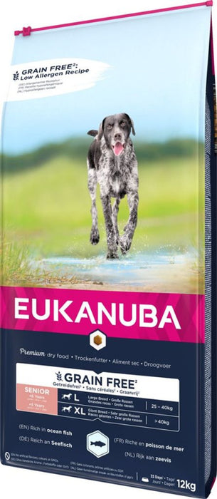 Eukanuba Senior Large Grainf Free Ryba Oceaniczna Pies 12kg