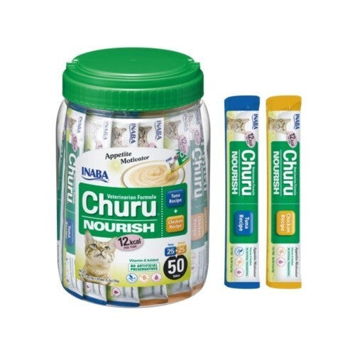 Inaba churu nourish tuna and chicken treat for cats 50x14g