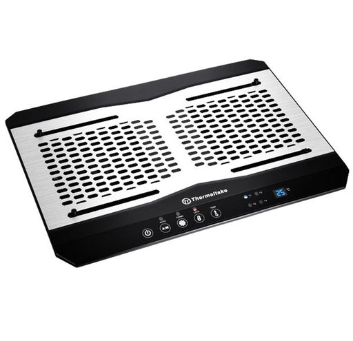 Thermaltake CL-N002-PL12BL-A Notebook-K�hlpad 1300 UMIN aluminum - black (CL-N002-PL12BL-A)