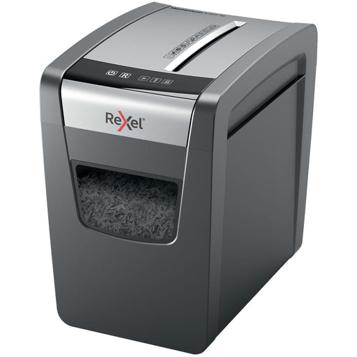 Rexel file destroyer momentum x312-sl. Particle 5 42 mm slimline. Cutting performance 12 sheet. Absorption volume 23 - 1 stem (2104574eu)