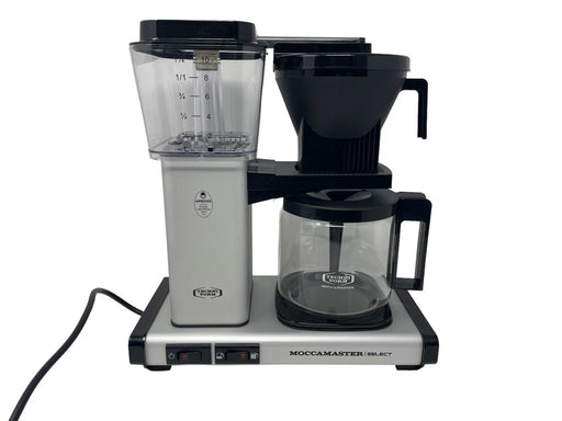 Moccamaster filter coffee machine KBG Select Matt Silver 1.25l Mattsilber NEW