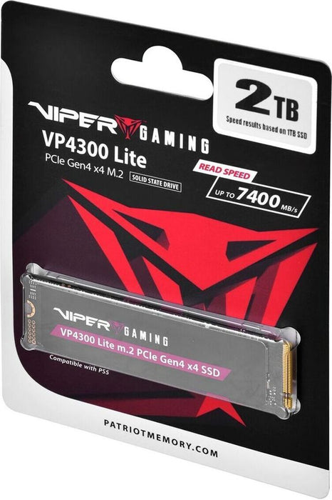 Patriot SSD 2000GB M2 VP430L2TBM28H NVME PCIE4X4 740064 - Solid Disk - NVME - 2000 GB (VP4300L2TBM28H)