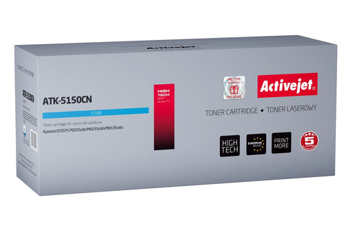Activejet Kyocera TK-5150C compatible ink cartridge      One size