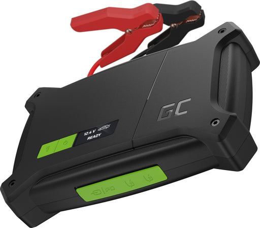Green Cell Start Aid Powerbank GC Powerboost - 16000mAh 2000a - for 8l 6L Diesel engines - Portable car battery booster - Jump starter - starter battery 12V- Start aid cable - charging device