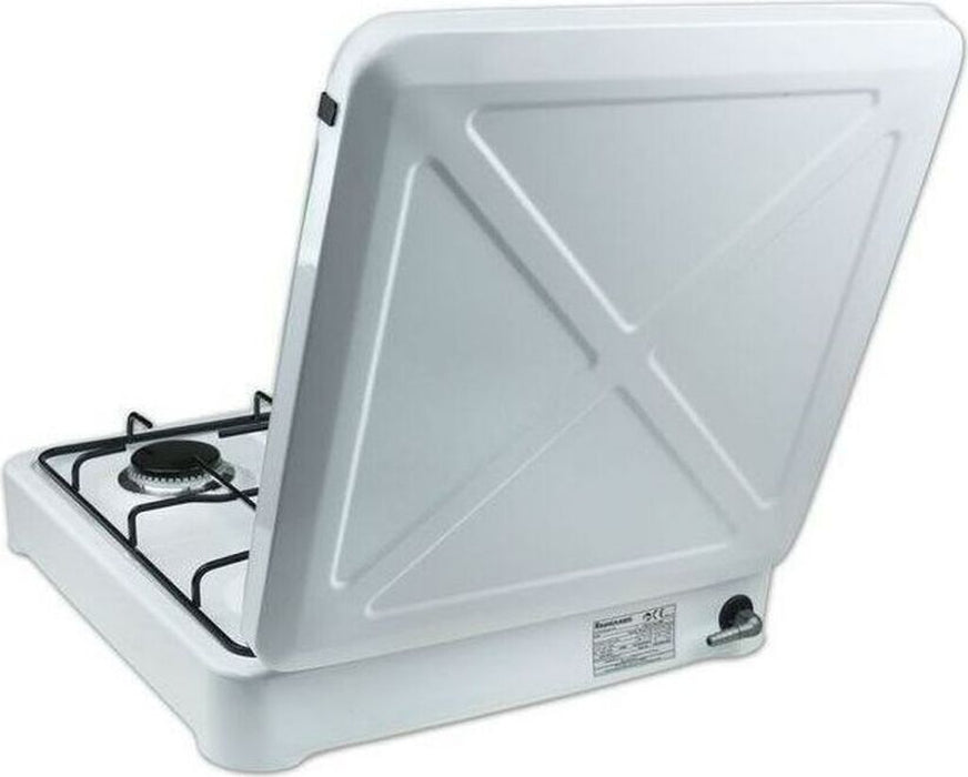 Ravanson K-04T hobs black. White hob gas hob 4 zone (N)