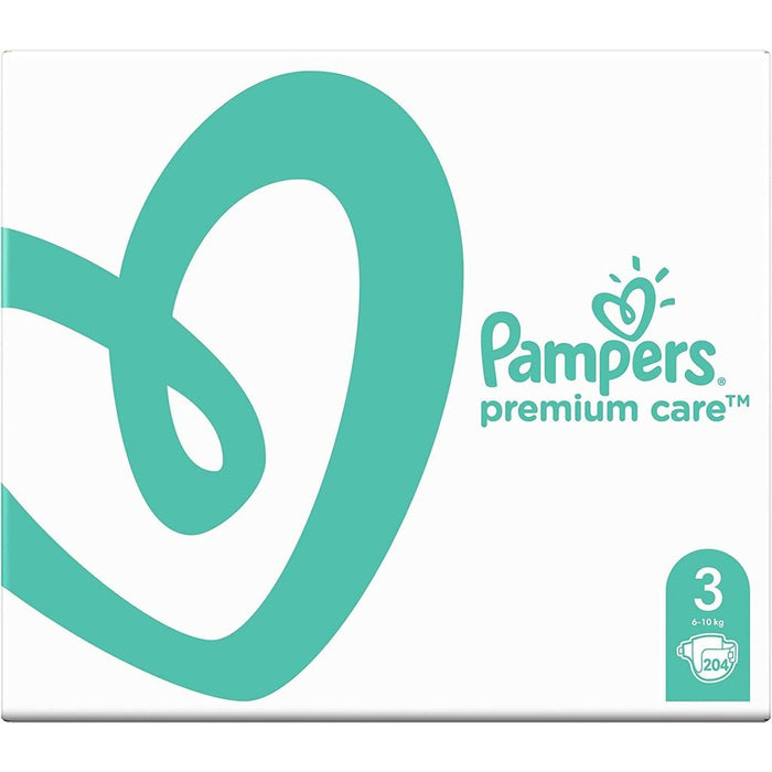 Pampers Premium Monthly Box S3 Premium CARE TAPE DABLEN with a dermomfort layer . Size 3. 200 diapers