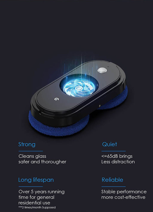 Mamibot Windows Cleaner Robot W110-F wired. Black. Spray function