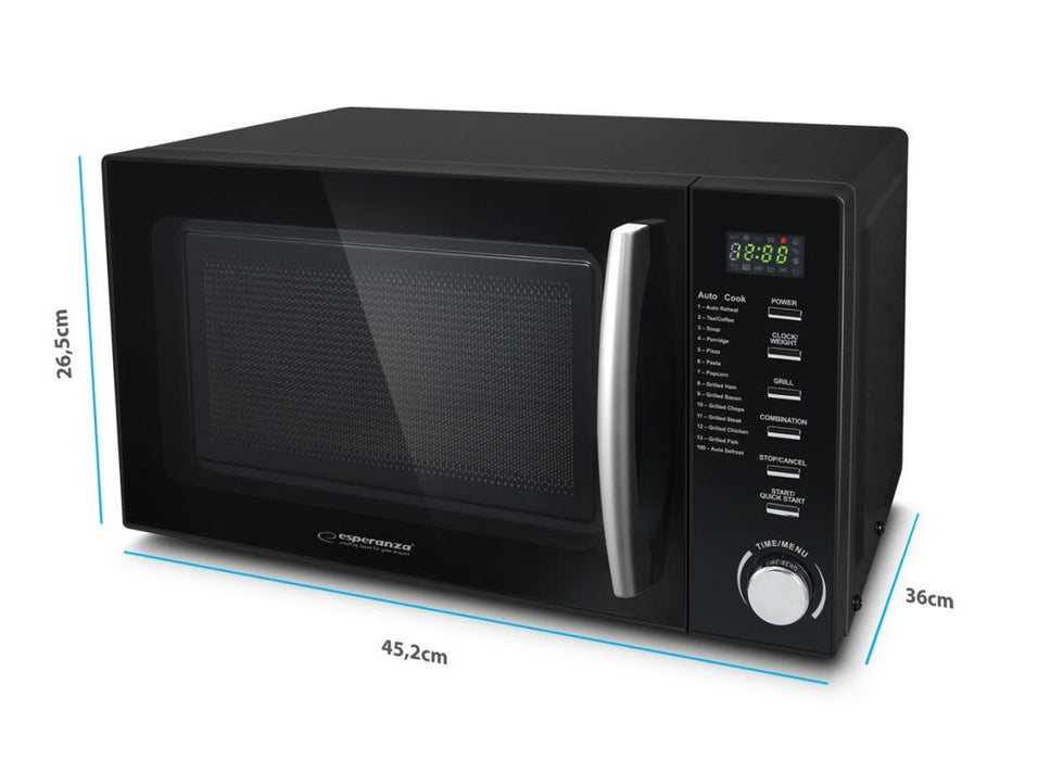 Esperanza EKO010 microwave stove 1200W black