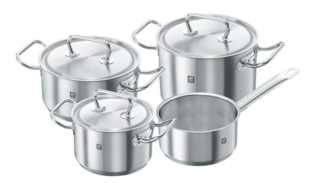 Zwilling Twin Classic saucepan set 4 units silver    silver one size