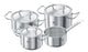 Zwilling Twin Classic saucepan set 4 units silver    silver one size
