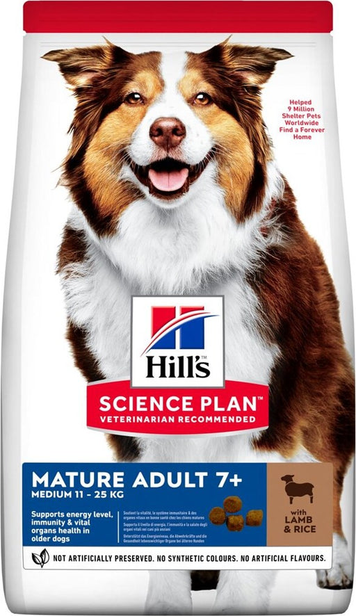 Hill's Science Plan medium adult lamb and rice dog 14kg