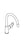Grohe Bauflow single-lever flushing table battery
