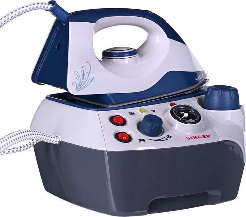 Singer SHG6201 steam ironing station 850 W 1.2 L stainless steel bracket sole black. Blue. Gray