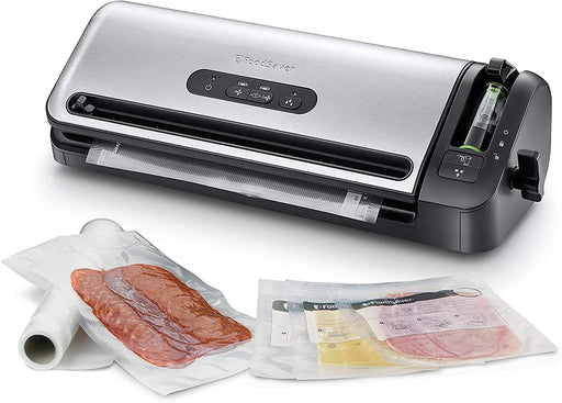 Foodsaver FFS017X vacuumer black. Stainless steel (FFS017X)