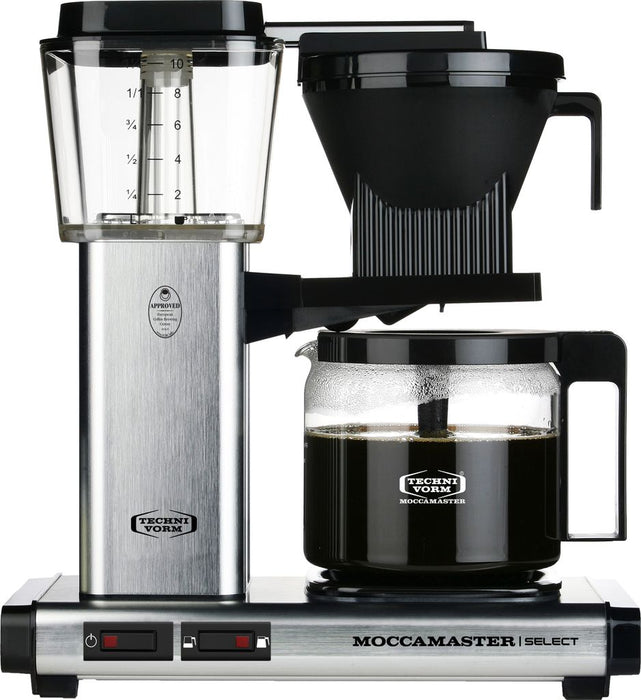 Moccamaster filter coffee machine KBG Select Brushed 1.25l stainless steel NEW