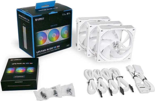 Lian Li Uni Fan AL120 V2 ARGB PWM fan. 3 Series Pack Includ
