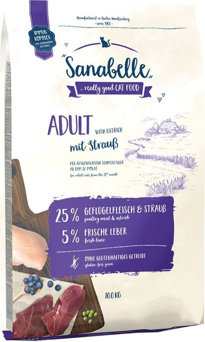 Sanabelle Adult Strauß - 10 KG