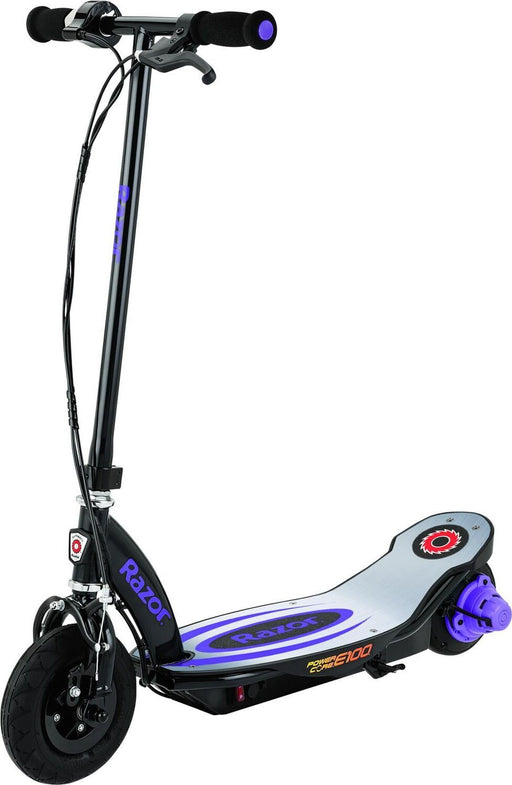 Razor E100 Powercore Kinder ElektroroNoter Lila Alu