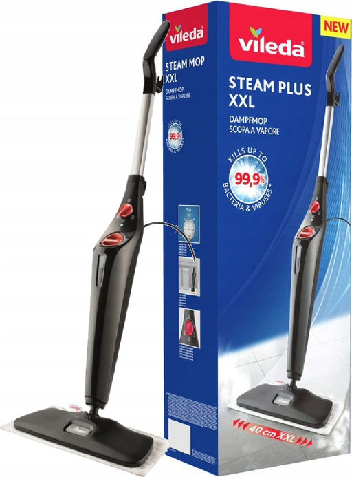 Vileda Steam XXL plus portable steam cleaner 0.4 L 1550 W black (168936)
