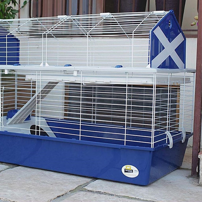 Ferplast rabbit cage barn 120 blue 119x58x77 cm