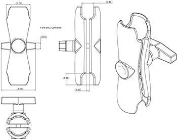 RAM MOUNTS RAM-201u assembly kit (RAM-201u)