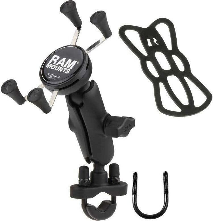 RAM Mounts X-Grip Phone Mount Handlebar U-Bolt Base mobile phone tablet holder