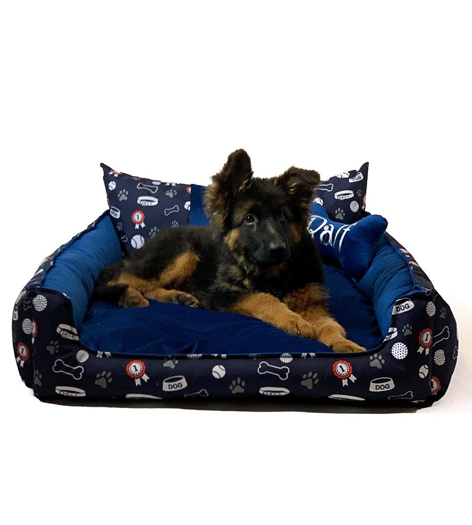 Gogift Lair wreath navy blue xxl 100 90 x 18 cm