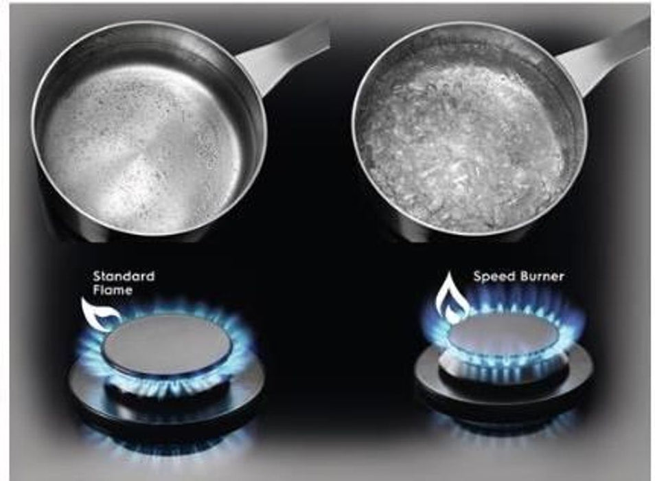 Electrolux EGS6436WW gas stove 60 cm 4 burners transparent    transparent one size