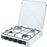 Ravanson K-04T hobs black. White hob gas hob 4 zone (N)