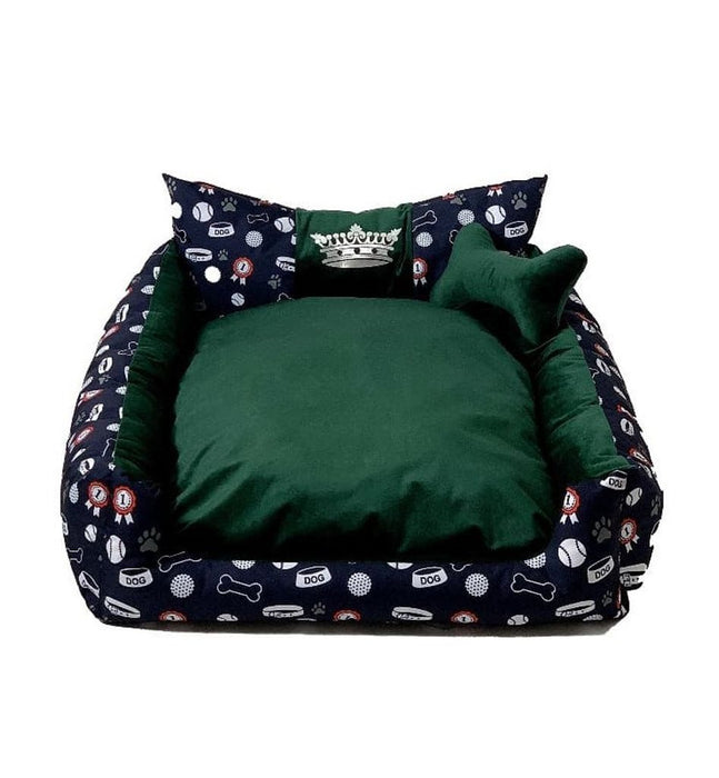 Gogift Lair crown green XXL 110 x 90 x 18 cm