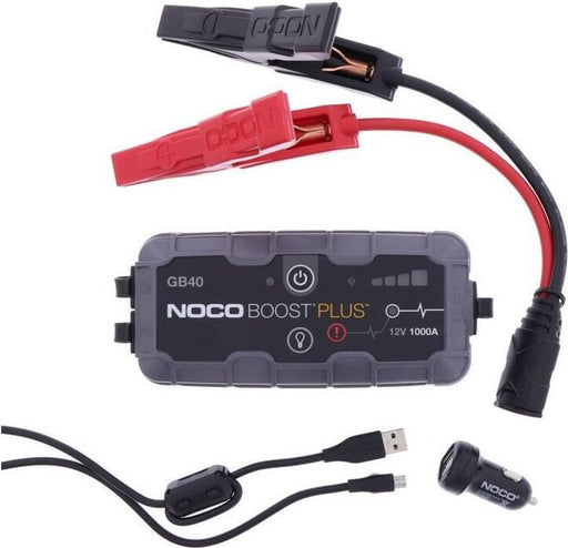 Starting aid battery Powerbank 12V 1000A Noco GB40 for Auto Moped Quad Batteries