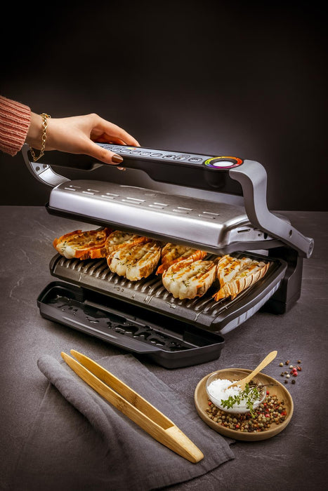 Tefal Optigrill XL GC724D contact grill stainless steel brushwarrz 2000 watts