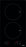 MPM 30-in-06 black worktop 52 cm zone induction hob 2 zone (N)
