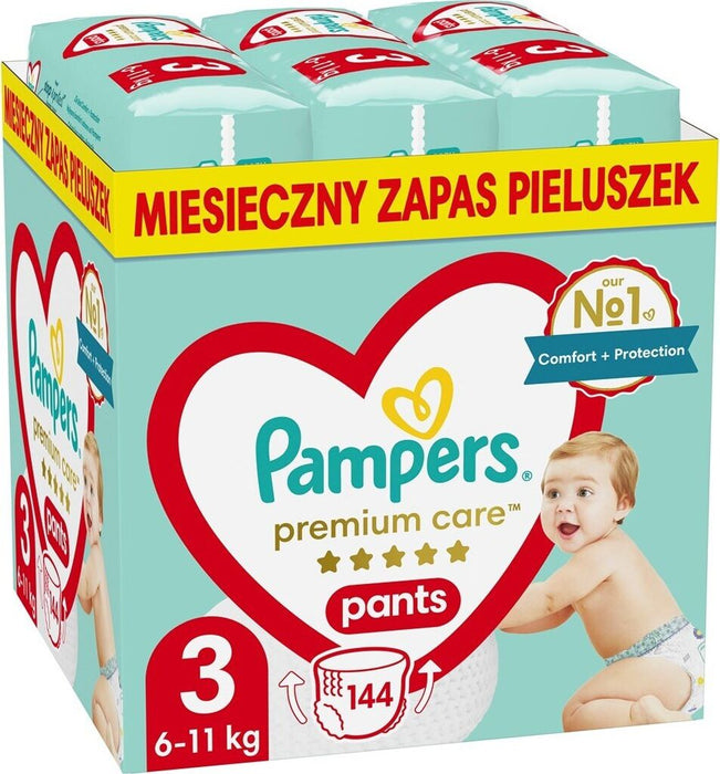 Pampers Premium Pants MTH diapers size 3 (6-11kg) 144st
