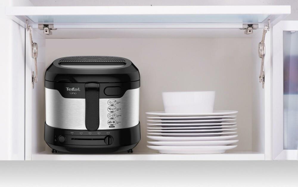 Tefal fryer UN M stainless steel FF215D black stainless steel