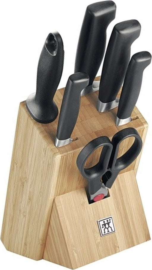 Zwilling knife block with 6 knives four stars 7 parts
